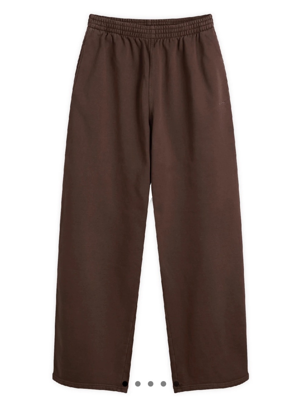 SKIMS Boyfriend Fleece Baggy Sweatpant size M in the color espresso NWT - Picture 5 of 8